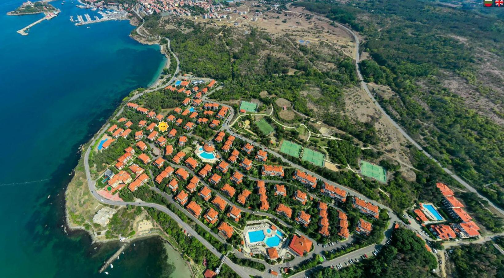 Aj Apartment 1 With Pool View, Santa Marina Holiday Village, Sozopol Exteriér fotografie